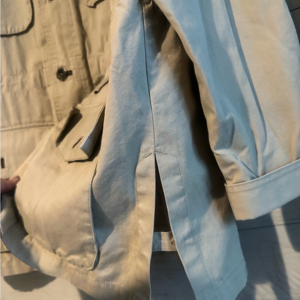 TravelSmith Khaki Military Jacket - Picture 6 of 16